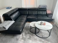 Sofa schwarzleder Rheinland-Pfalz - Hahnstätten Vorschau