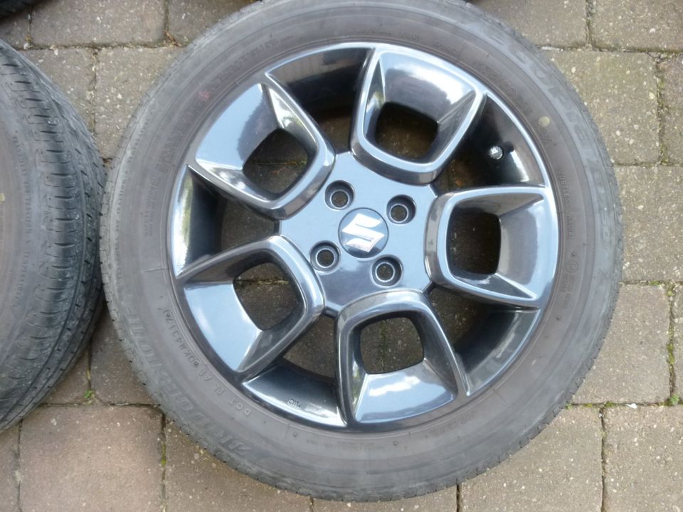 Suzuki Ignis orig. Alufelgen 16 Zoll mit Bridgestone Reifen in Buchloe