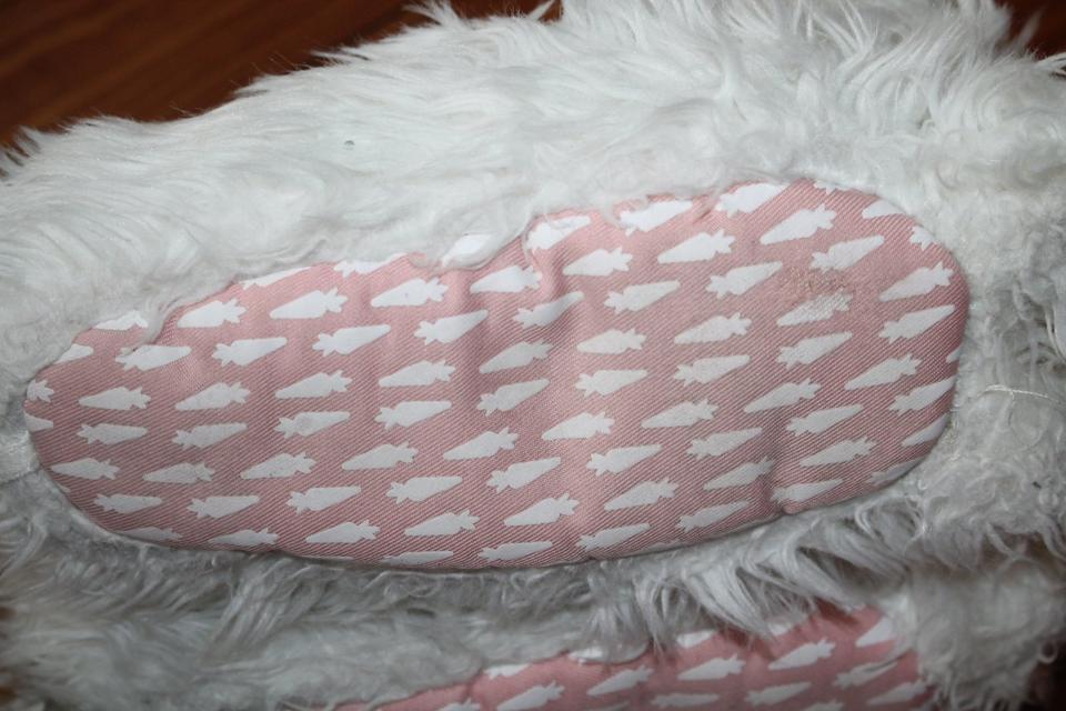 Deichmann Hausschuhe weiß rosa Gr. 30 31 Katze Plüschschuhe in Mehlbek