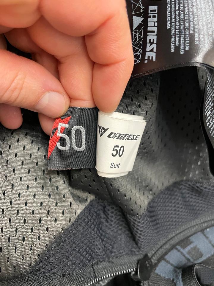 Dainese Seca Evo Lederkombi 2-Teiler – Größe 50 – Guter Zustand in Gornau