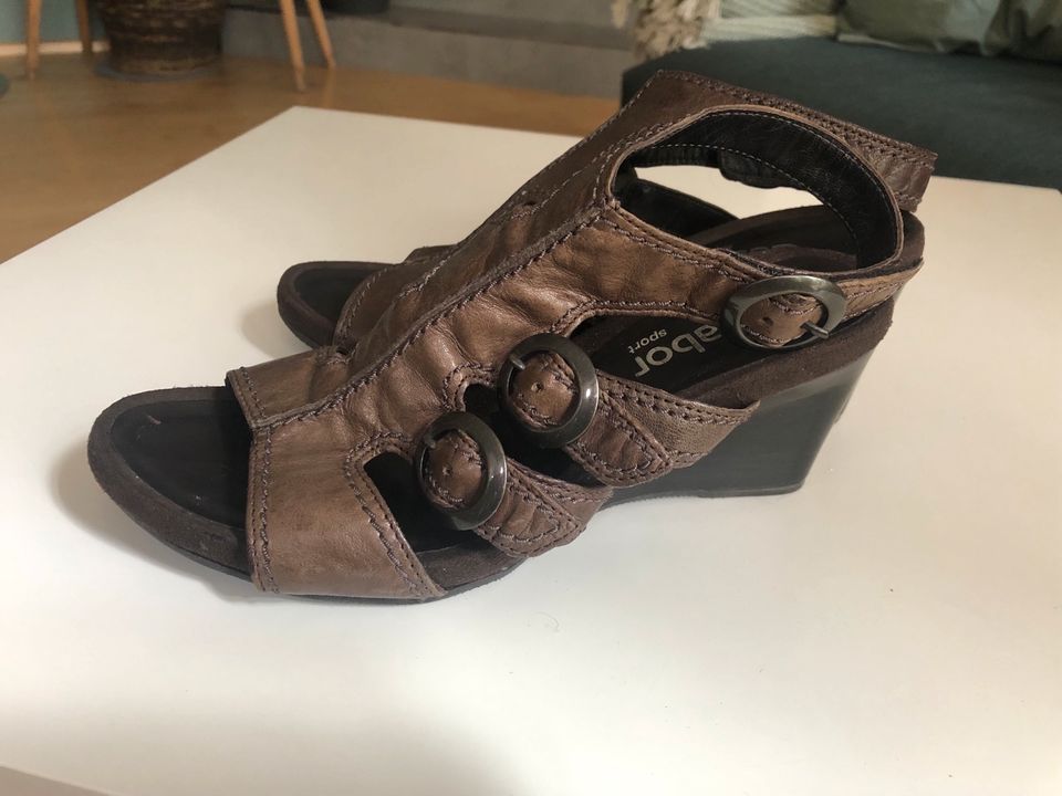 GABOR Leder Schuhe Gr. 38 Pumps Riemensandalen Sandalen in Bamberg