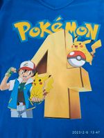 Pokemon Geburtstagszahlen Shirt Langarm gr.158/164 Bayern - Niederschönenfeld Vorschau