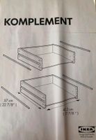 Ikea Komplement 2 Schubladen 50 cm breite für PAX Kleiderschrank Niedersachsen - Sehnde Vorschau