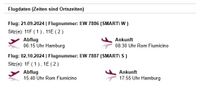 Flugtickets Hamburg-Rom-Hamburg September 2024 Brandenburg - Potsdam Vorschau