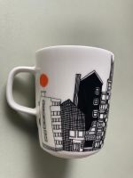 marimekko Siirtolapuutarha Becher Tasse 250ml Weiß Schwarz Orange Düsseldorf - Oberbilk Vorschau