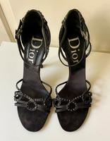 Dior Stilettos High Heels Sandalen Pumps Strass schwarz 37,5 Nordrhein-Westfalen - Mettmann Vorschau