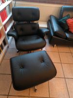 Sessel im eames lounge Chair Design mit Hocker Nordrhein-Westfalen - Stadtlohn Vorschau