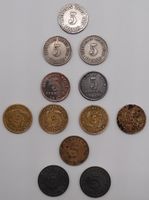 12 x 5 Pfennig aus verschiedenen Zeitaltern Baden-Württemberg - Hochdorf Vorschau