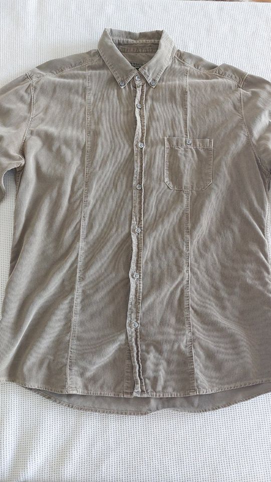 Drykorn Hemd Cord Overshirt beige Größe L 100% Baumwolle NP 119€ in Ravensburg