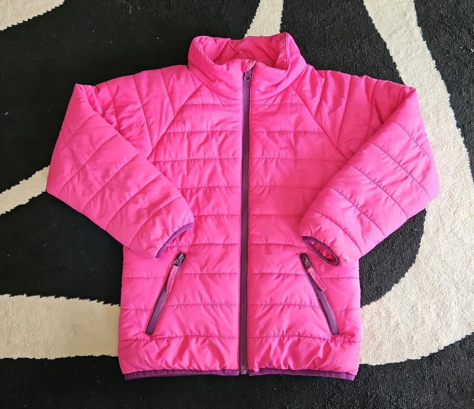 Playshoes leichte Steppjacke pink - Gr. 128 in Neuss