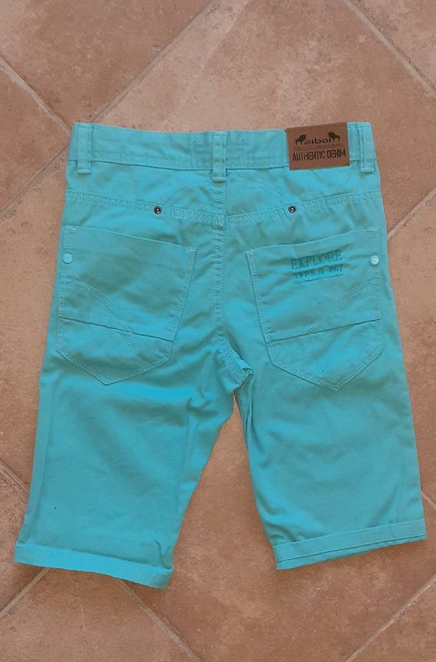 Shorts Bermuda kurze Hose Jeans hellblau Türkis Neu 134 in Vreden