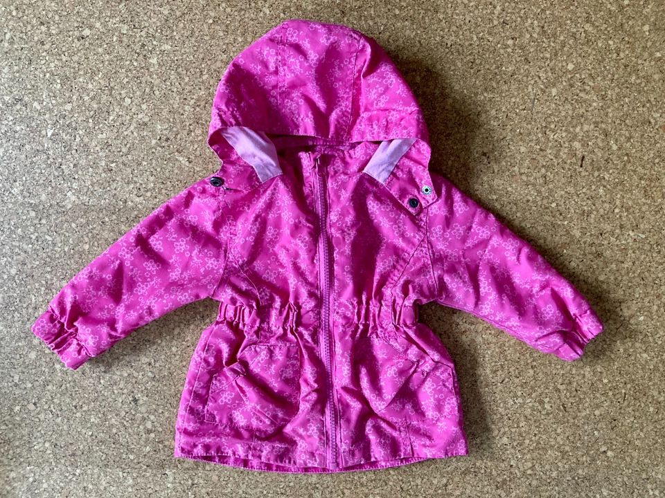 Regenjacke Topomini Gr. 74 in pink in Rheine