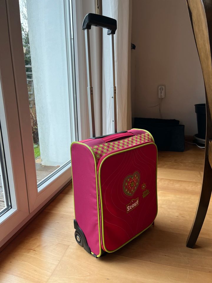 Scout Kinder Trolley Koffer Rollen pink Rollenkoffer  top Zustand in Bielefeld