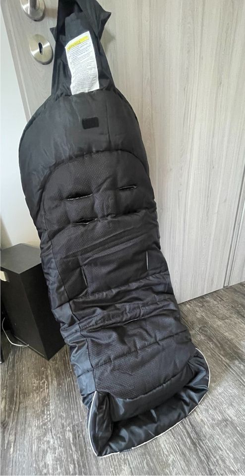 Baby/Kinder Winter Fußsack schwarz für Kinderwagen & Buggy in Tarp