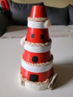 Deko Leuchtturm rot weiß maritim handmade Bad selfmade DIY Berlin - Pankow Vorschau