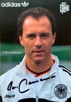 FRANZ BECKENBAUER handsign. adidas Autogrammkarte DFB WM 1990 RAR Nordrhein-Westfalen - Engelskirchen Vorschau