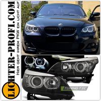 Led Angel Eyes Scheinwerfer schwarz für BMW 5er E60 E61 BJ 03-07 Hessen - Calden Vorschau