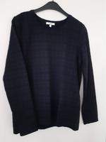 JAKE's Damen-Shirt blau/schwarz Gr. 40-42 M/L - langärmelig Hessen - Bad Homburg Vorschau