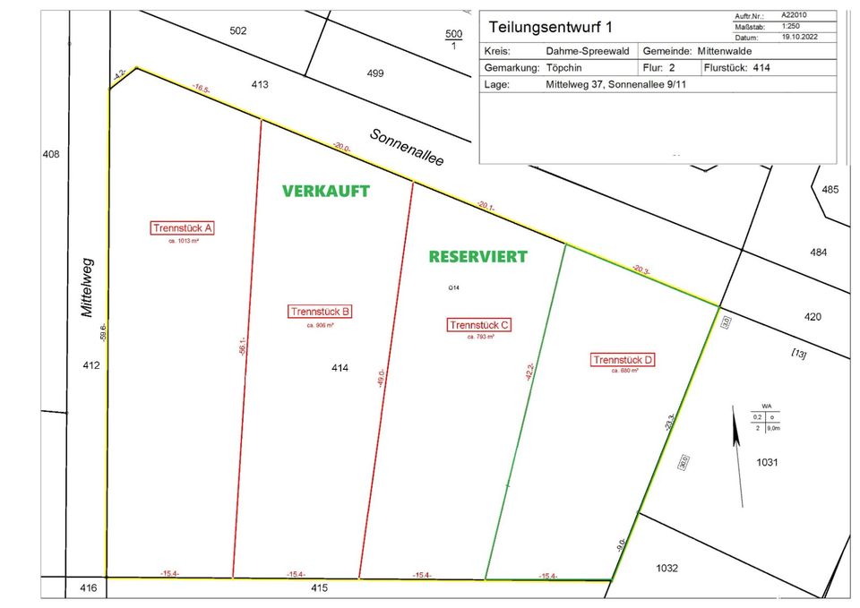 Baugrundstück in naturschöner Umgebung! in Mittenwalde