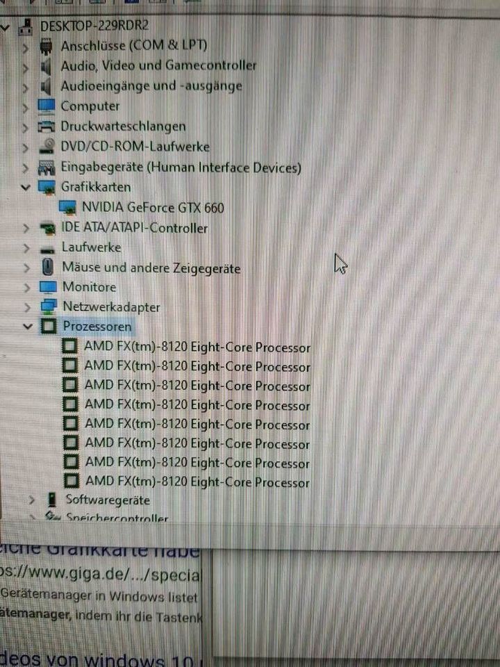 Gamer PC, Windows10 Pro, AMD 8 core, NVIDIA GeForce GTX 660 in Oer-Erkenschwick