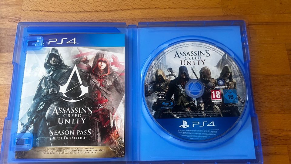 ASSSASINS CREED UNITY PS4 TOP in Sulzbach-Laufen