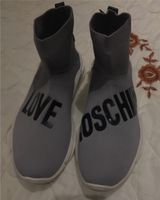 Love Moschino Schuhe 41 Sneaker grau Sockenschuhe Düsseldorf - Lichtenbroich Vorschau