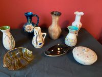 Retro Vasen Schüsseln 13 Teile 60 er 70 er  Keramik und Porzellan Nordrhein-Westfalen - Stolberg (Rhld) Vorschau