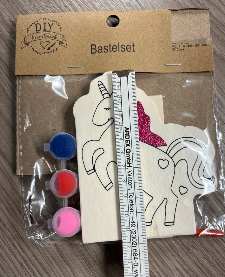 DIY Bastelset Malset Einhorn neu in Kevelaer