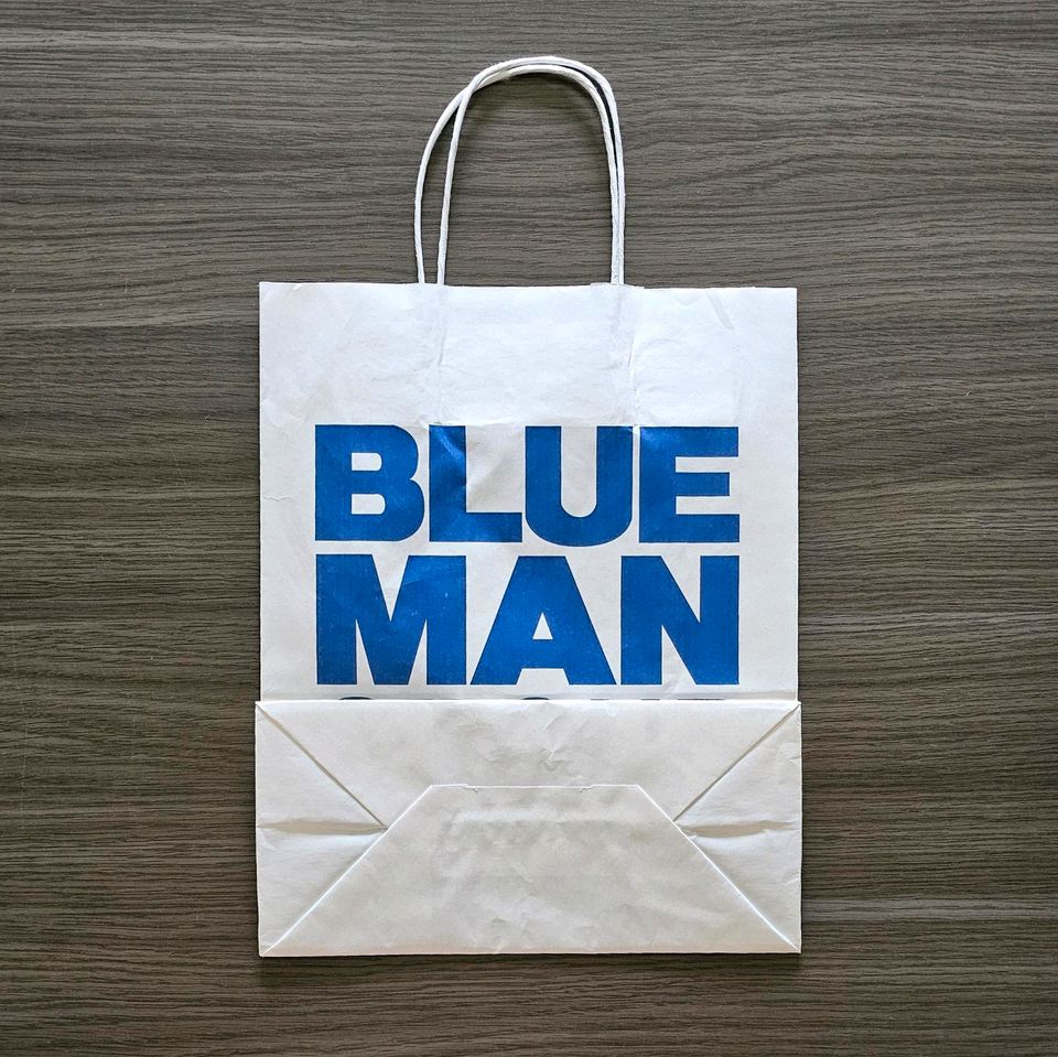 Tasche Blue Man Group Berlin NEU Tragetasche Papiertragetasche in Stuttgart