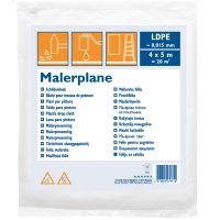 Abdeckfolie LDPE 15my Transparent 4m x 5m Schutz Maler Farbe Elberfeld - Elberfeld-West Vorschau