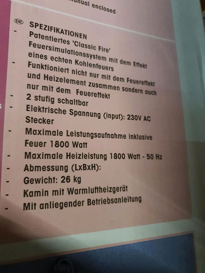 Elektrischer Kamineffekt Ofen von ClassicFire in Essen