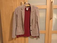 Sweatblazer Blazer von Zero und T-Shirt in bordeaux Bayern - Reuth Vorschau