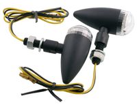 Blinker Paar VANEZ LED Alu schwarz matt / klar Roller Motorrad Nordrhein-Westfalen - Moers Vorschau