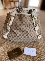 Gucci Vintage GG Canvas Pelham beige Horsebit Rheinland-Pfalz - Haßloch Vorschau