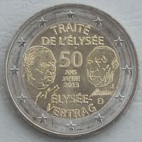 2 Euro Gedenkmünze Deutschland J 2013 Élysée-Vertrag Dresden - Loschwitz Vorschau