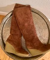 LAURA Stiefel Keilabsatz Plateau Cognac braun 38 ⭐️ Hessen - Eschwege Vorschau