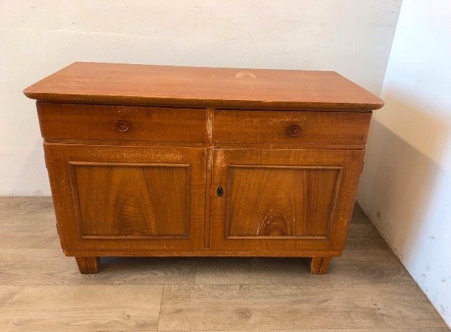 #A Anrichte Kommode Sideboard Holz Antik Wohnzimmer Schrank in Burgstädt