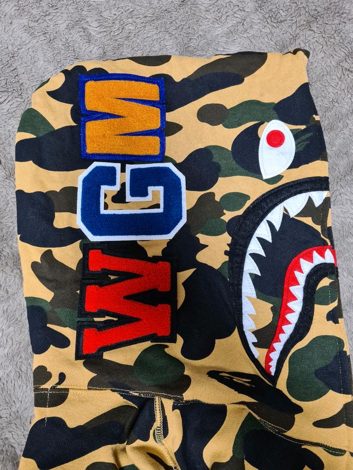 BAPE ZIP HOODIE SHARK FACE BATHING APE in Höxter