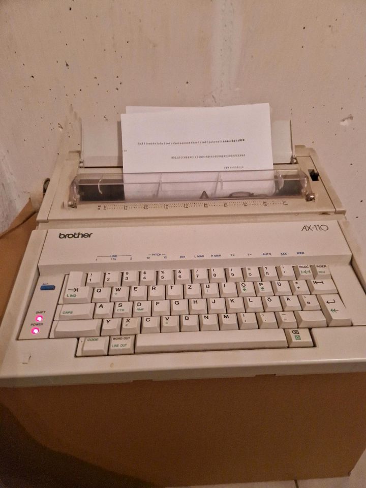 Schreibmaschine Brother Ax-110 in Vilsbiburg