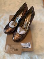 Elegante Abendschuhe **Pumps ** Bronze * Maddy** Gr. 38 ** Replay Baden-Württemberg - Bammental Vorschau