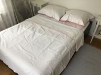 IKEA Bettwäsche Doppelbett 240x220 cm, 80x80 cm weiß rot Hessen - Erbach Vorschau