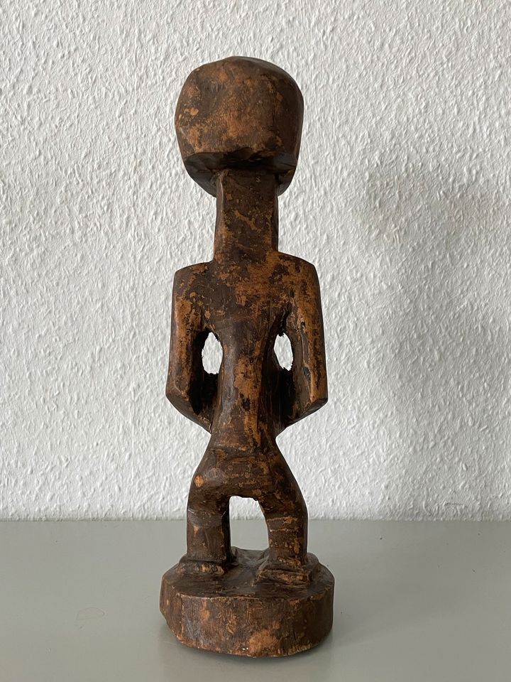 afrikanische Holz-Skulptur Mann Fruchtbarkeitssymbol Luba / Tabwa in Sollstedt (Wipper)