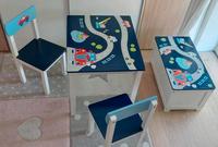 Roba Kinder Set, Tisch Stühle und Spielzeugtruhe Autos Niedersachsen - Hatten Vorschau