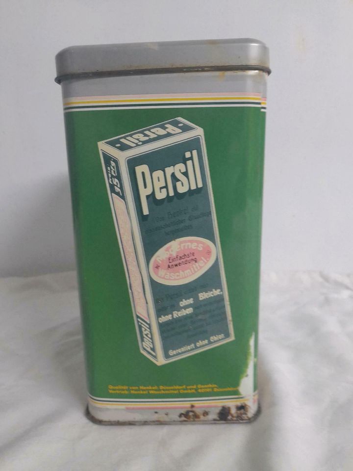 90 Jahre Persil Blech Dose 1907-1977 1,5 kg Retro Vintage in Burgheim