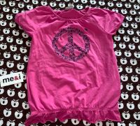 me&I meandi T-Shirt pink mit Peace Zeichen in 122-128, guter Zust Niedersachsen - Wolfenbüttel Vorschau