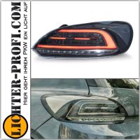 VOLL LED Lightbar Rückleuchten schwarz rauch für VW Scirocco 3 Hessen - Calden Vorschau