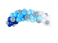 SALE %% Ballongirlande blau Silber Kommunion Baby Boy Luftballons Hessen - Wiesbaden Vorschau