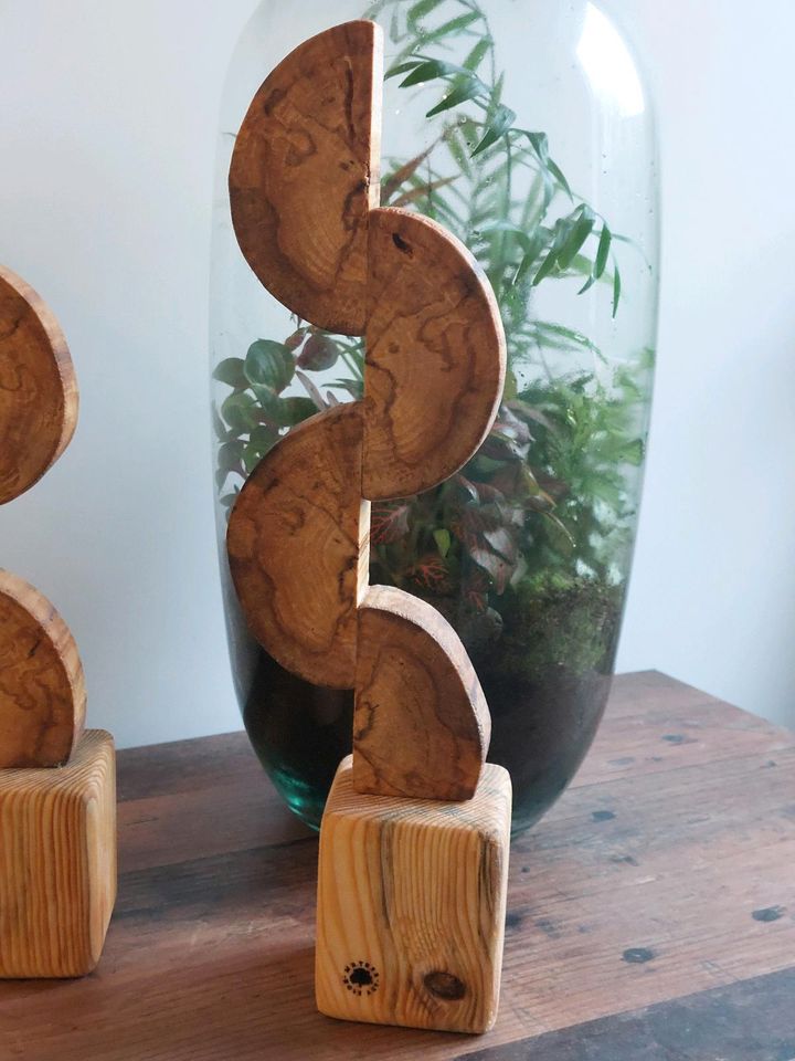 Einzigartiges Design Objekt aus Holz handgemacht, kreative Deko, in Neukirchen-Vluyn