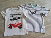 2 T-Shirts weiß Big Bobby Car Panda gestreift Gr. 92 Essen - Stoppenberg Vorschau
