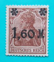 alte Marke DeuRe ca. 1920, Germania Aufdruck 1,60 Mark Bayern - Höchstädt i. Fichtelgebirge Vorschau